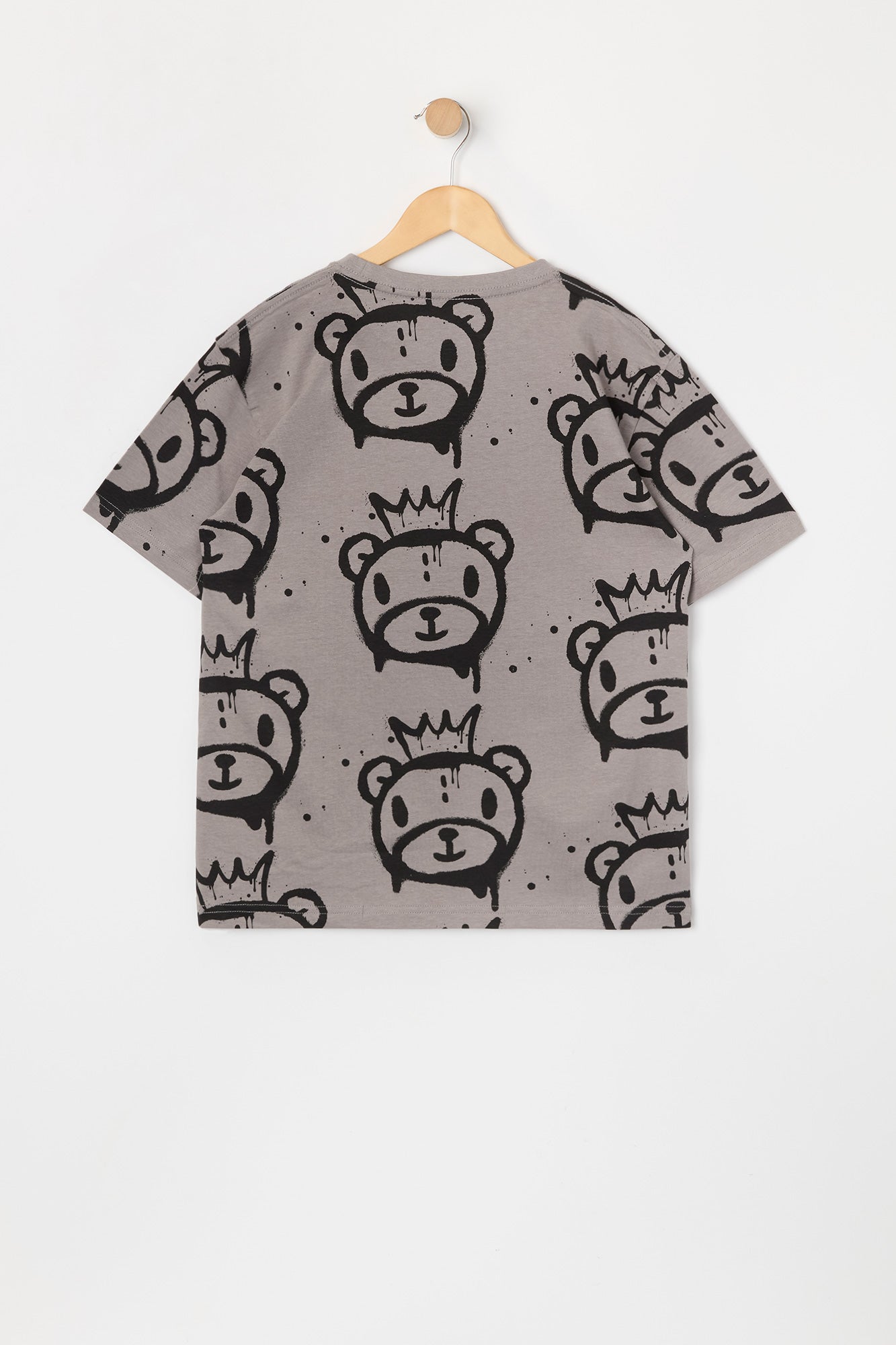 Boys Graffiti Bear Print T-Shirt