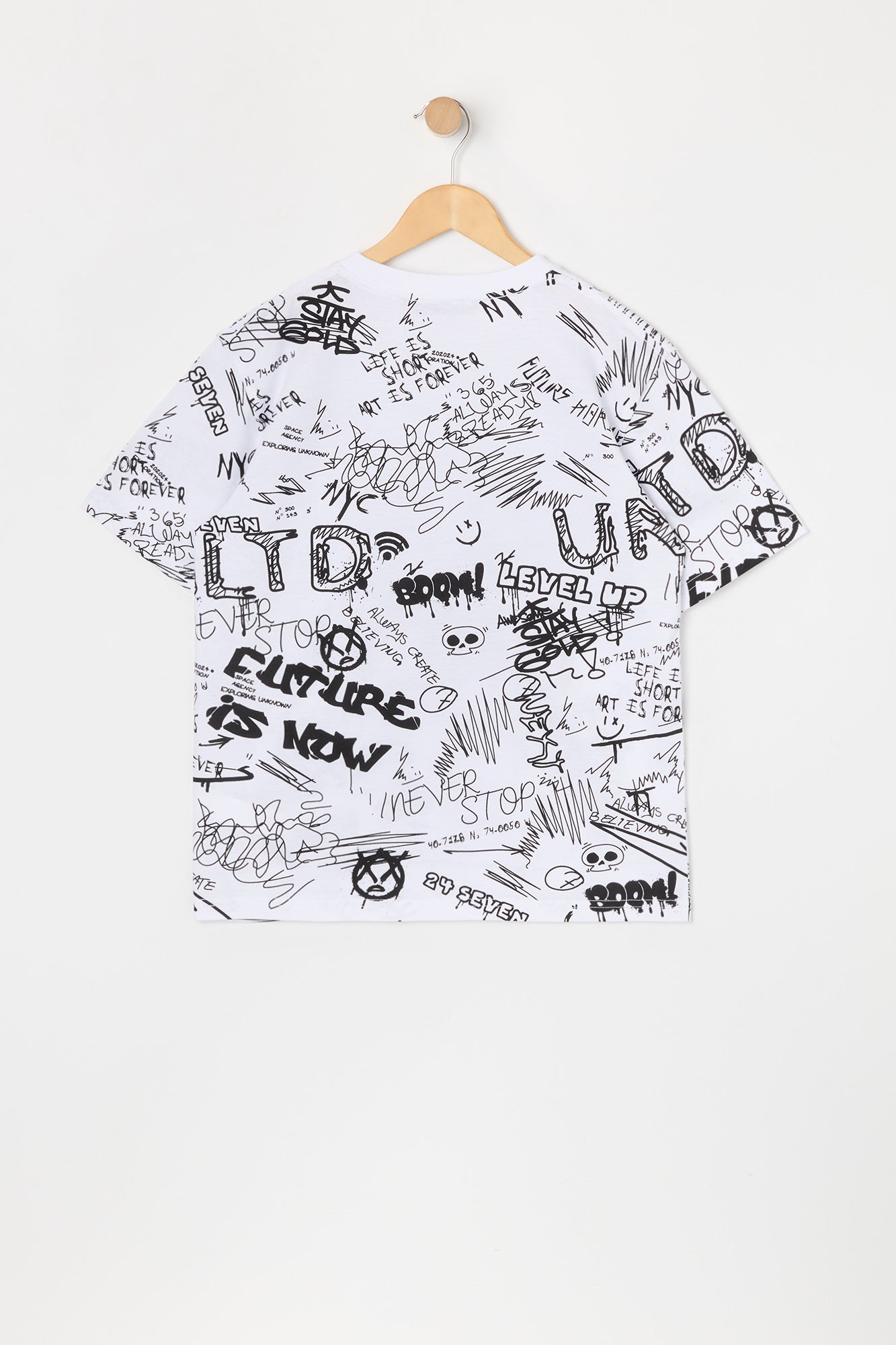 Boys Doodle Print T-Shirt