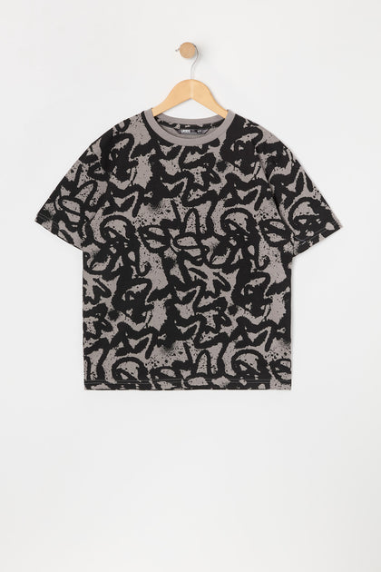 Boys Abstract Print T-Shirt