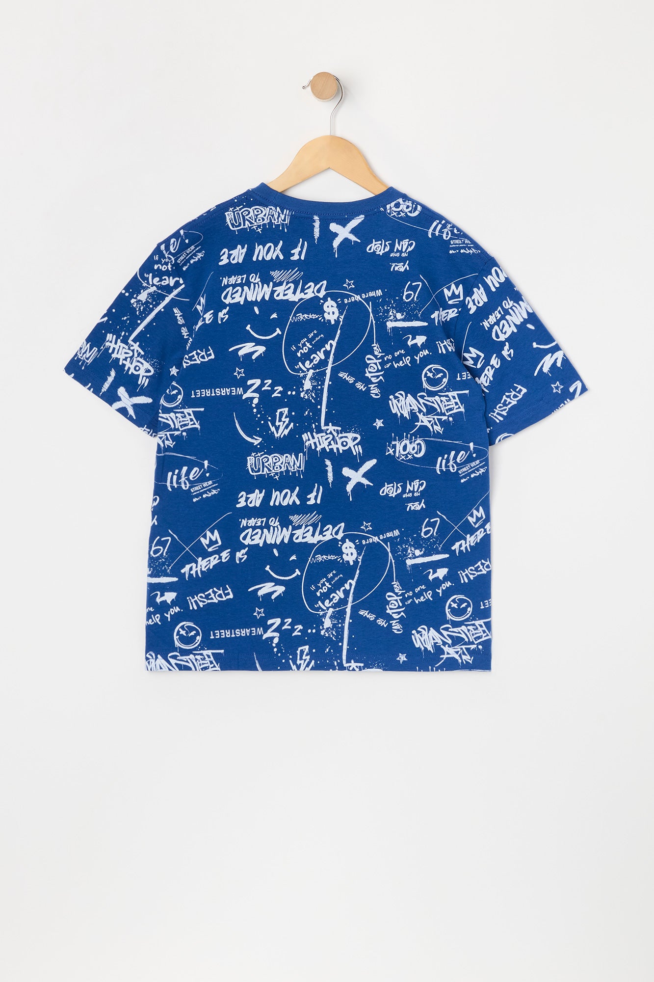 Boys Graffiti Script Print T-Shirt