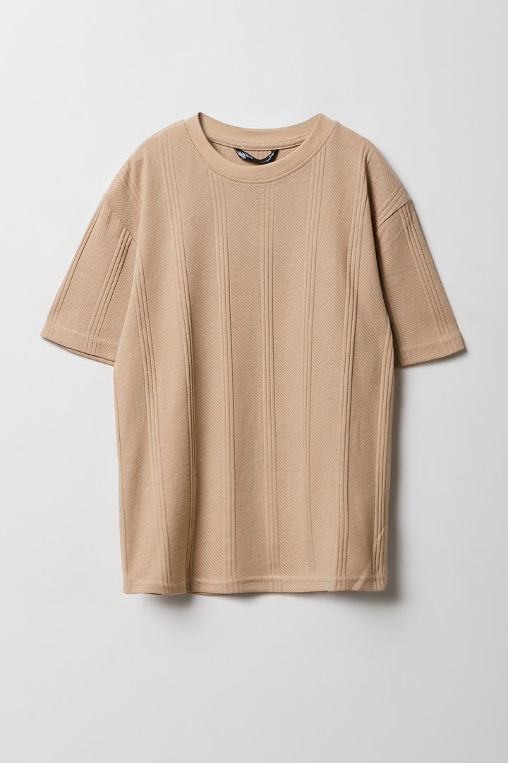 Boys Textured T-Shirt