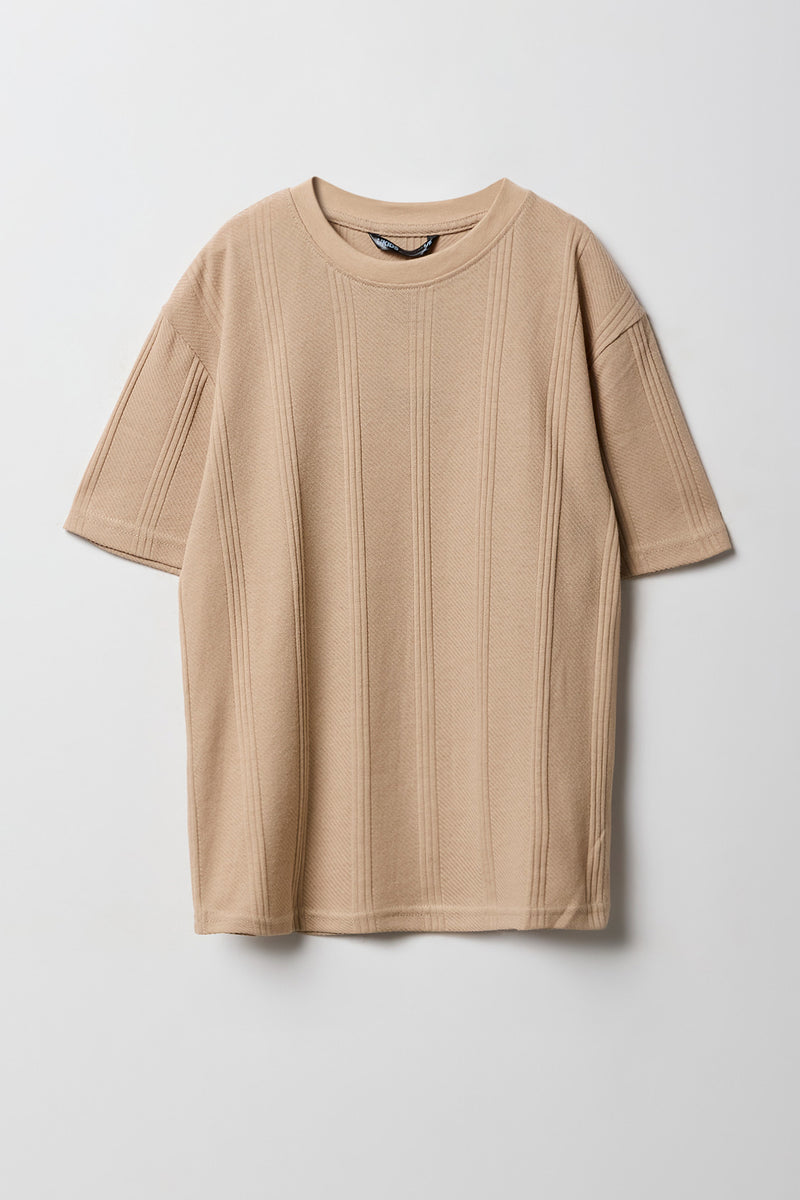 Boys Textured T-Shirt