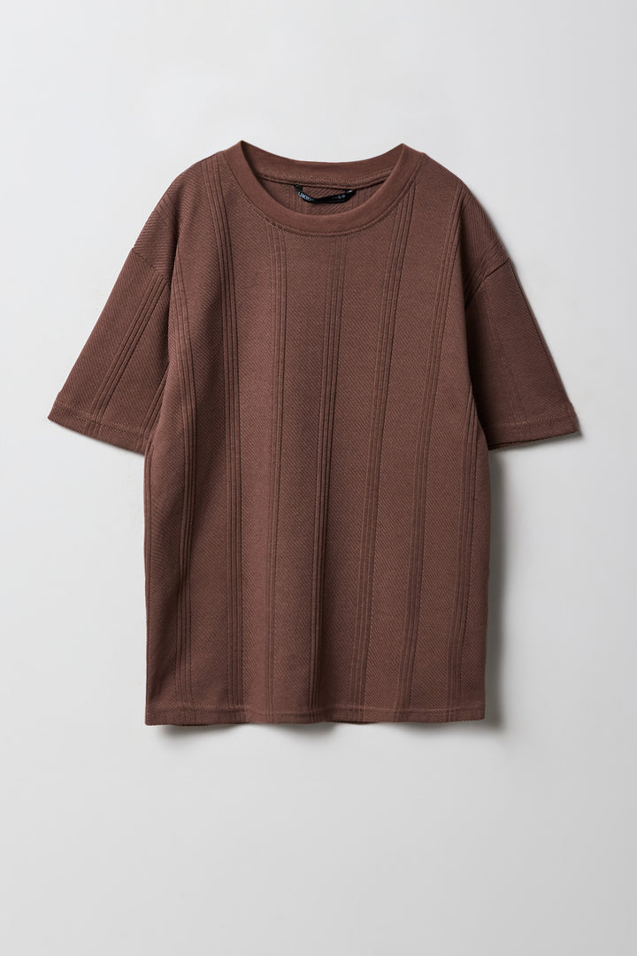 Boys Textured T-Shirt
