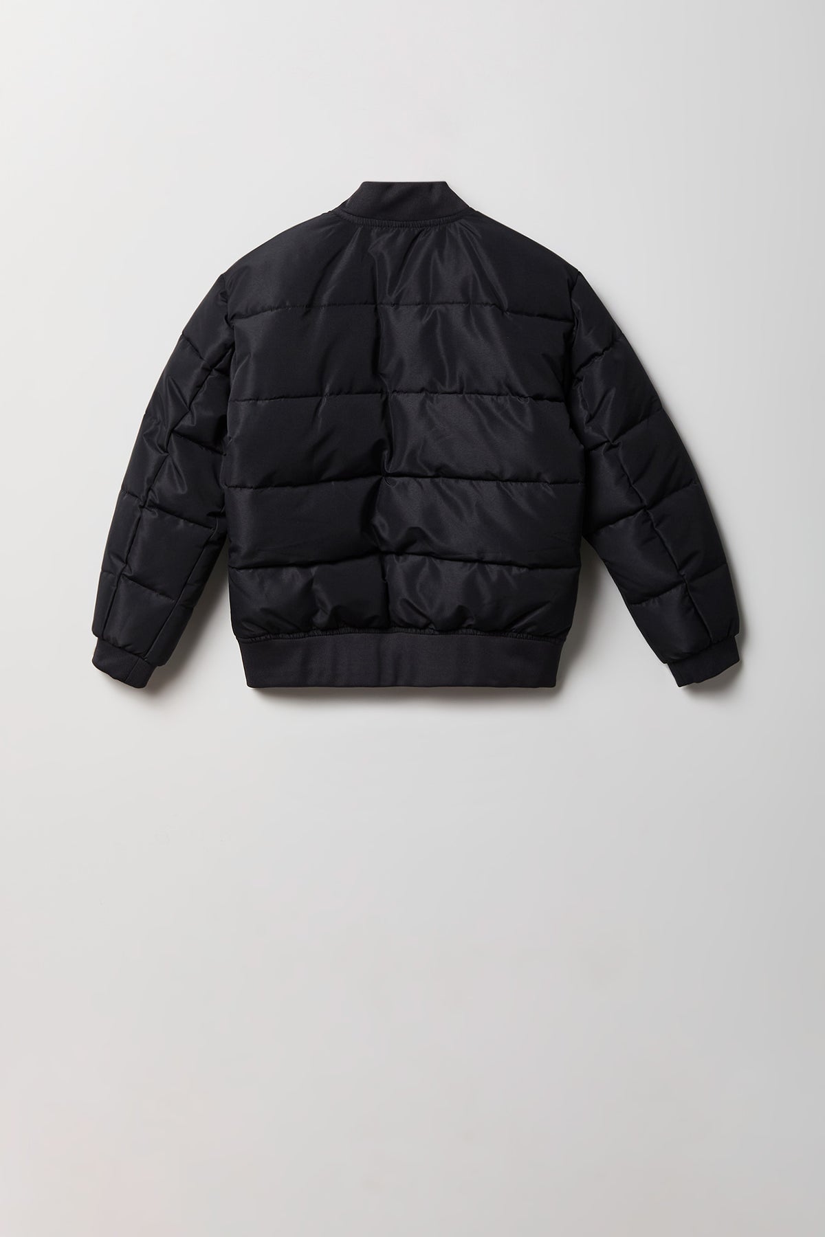 Alt View 2. Boys Puffer Jacket - Dark Grey