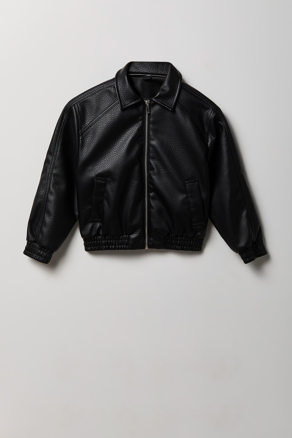Blouson aviateur en similicuir pour garçon