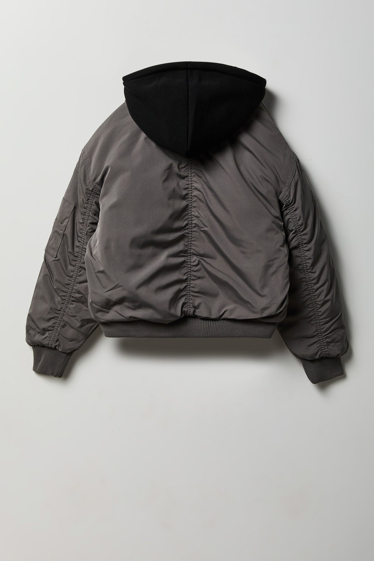 Vue alternative 2. Blouson aviateur à capuchon pour garçon