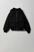 Boys Hooded Bomber Jacket