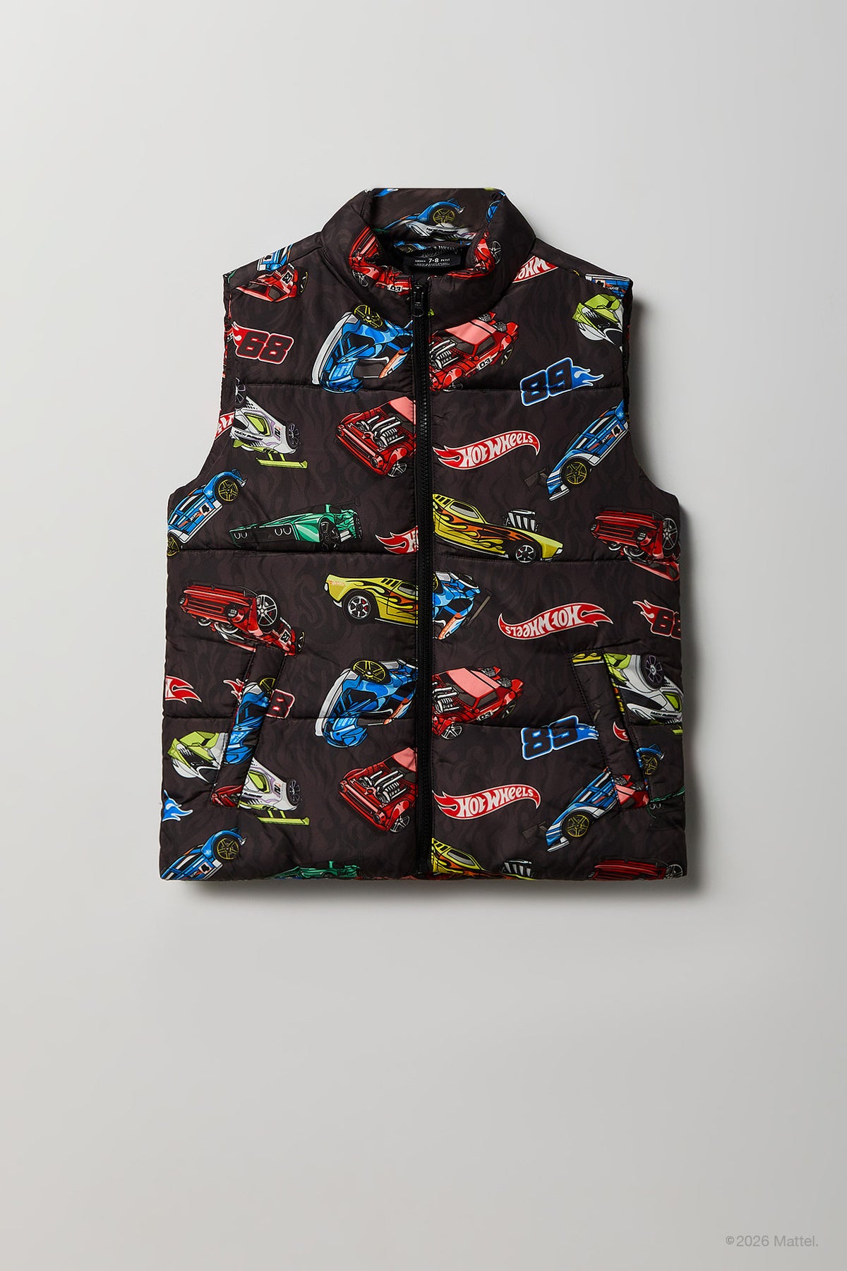 Hot Wheels™ Kids Puffer Vest - Black