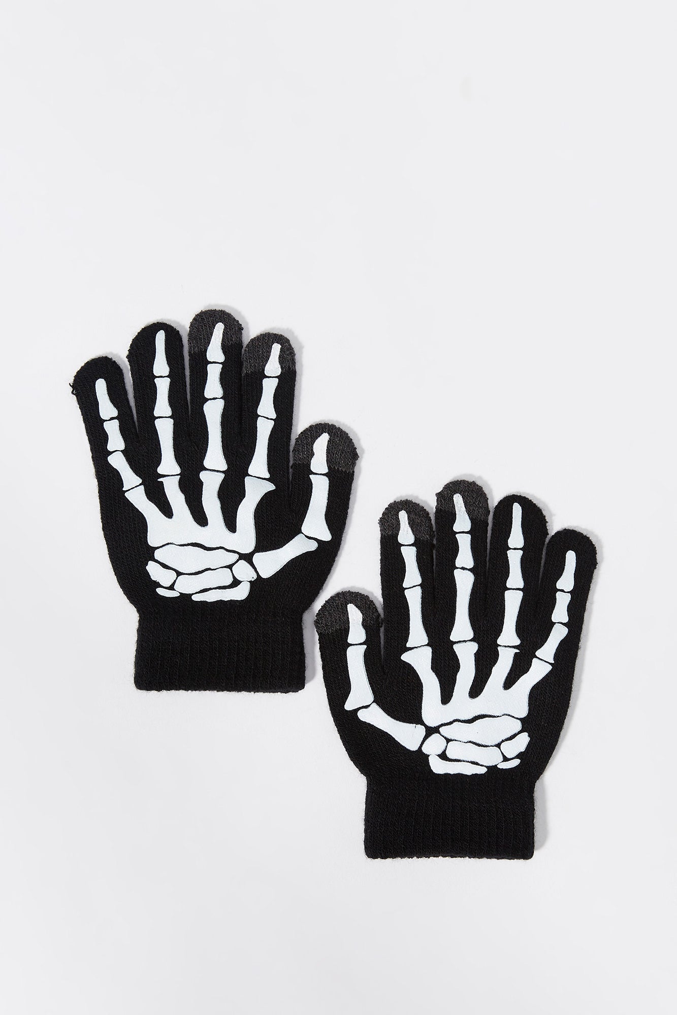 Gants à écran tactile Squelette pour garçon (2 paires)