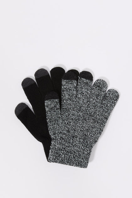 Gants à écran tactile pour garçon (2 paires)