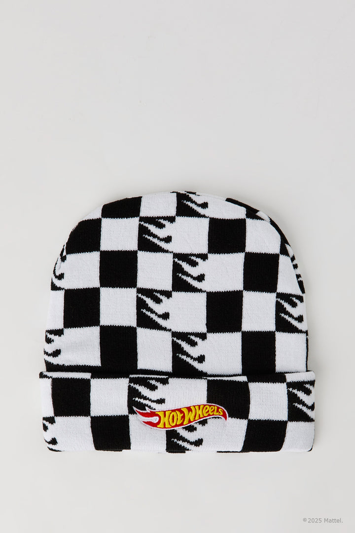Hot Wheels™ Boys Embroidered Jacquard Knit Beanie