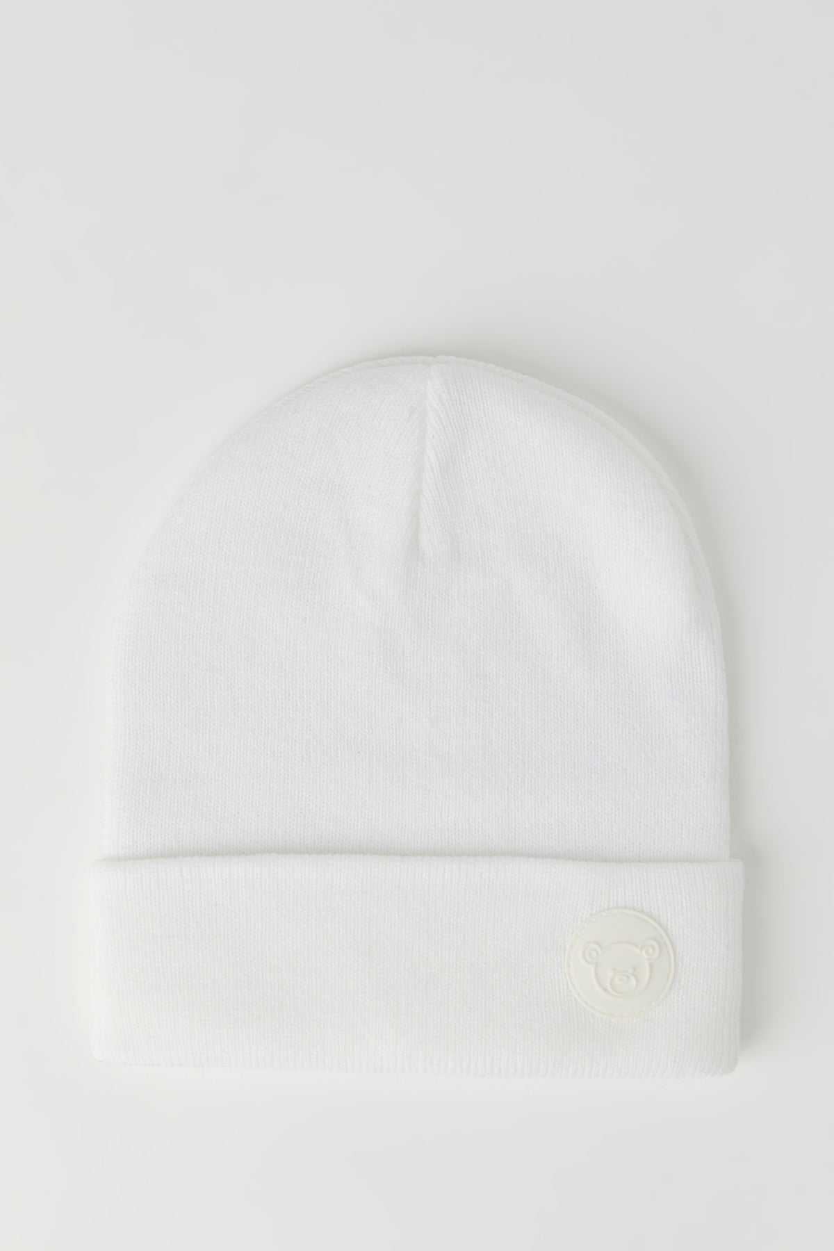 Kids Game Patch Beanie - Cream