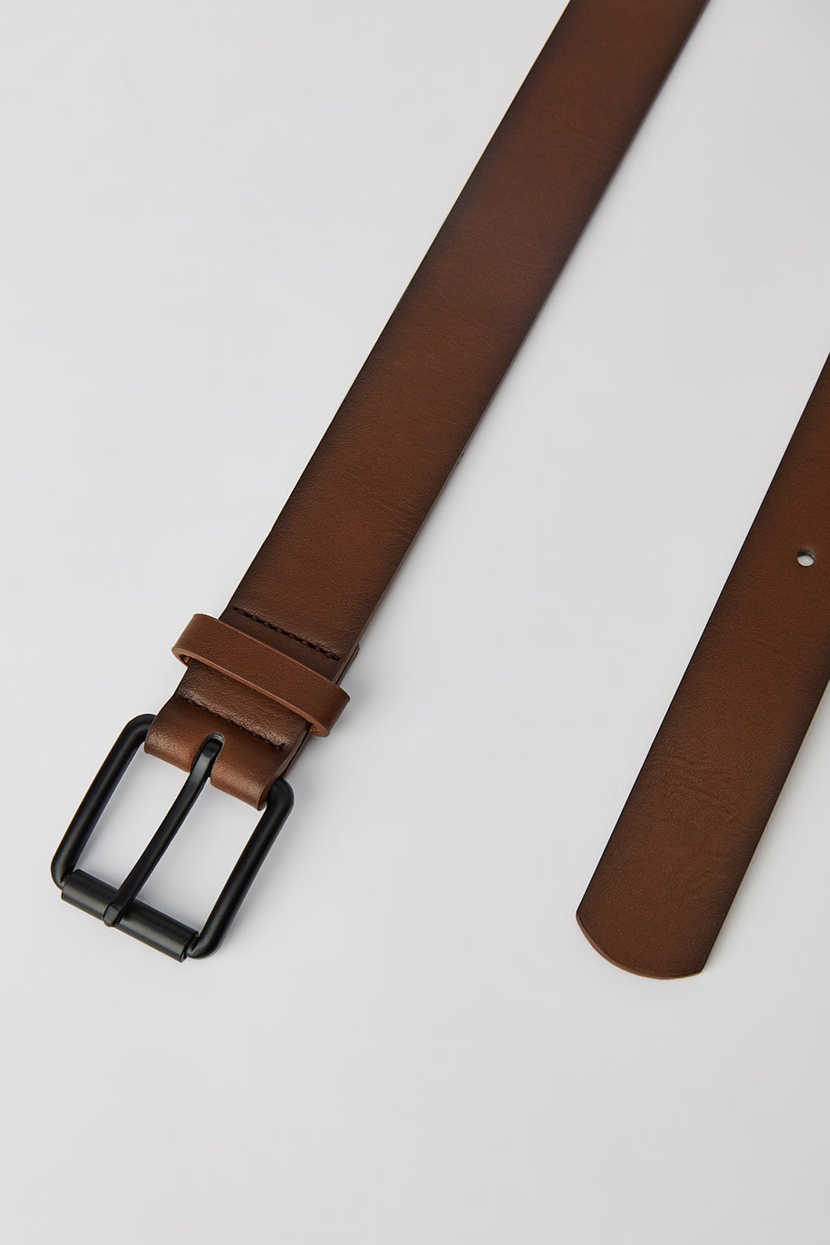 Alt View 2. Kids Faux Leather Belt - Brown