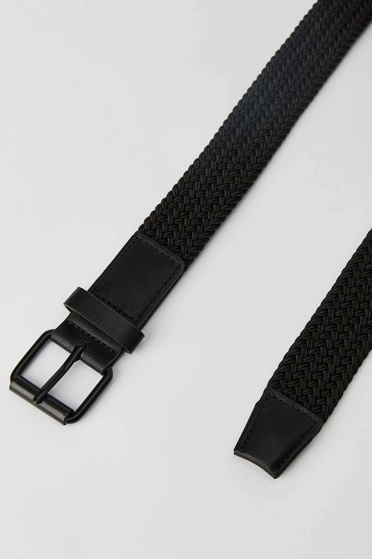 Alt View 2. Kids Square Buckle Belt - Black