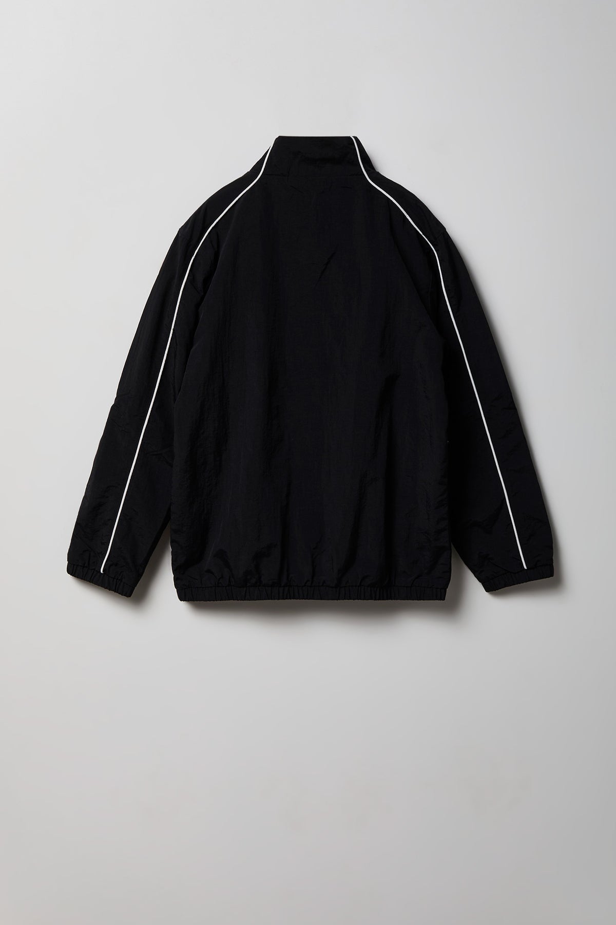 Alt View 2. Boys Active Nylon Track Jacket - Black