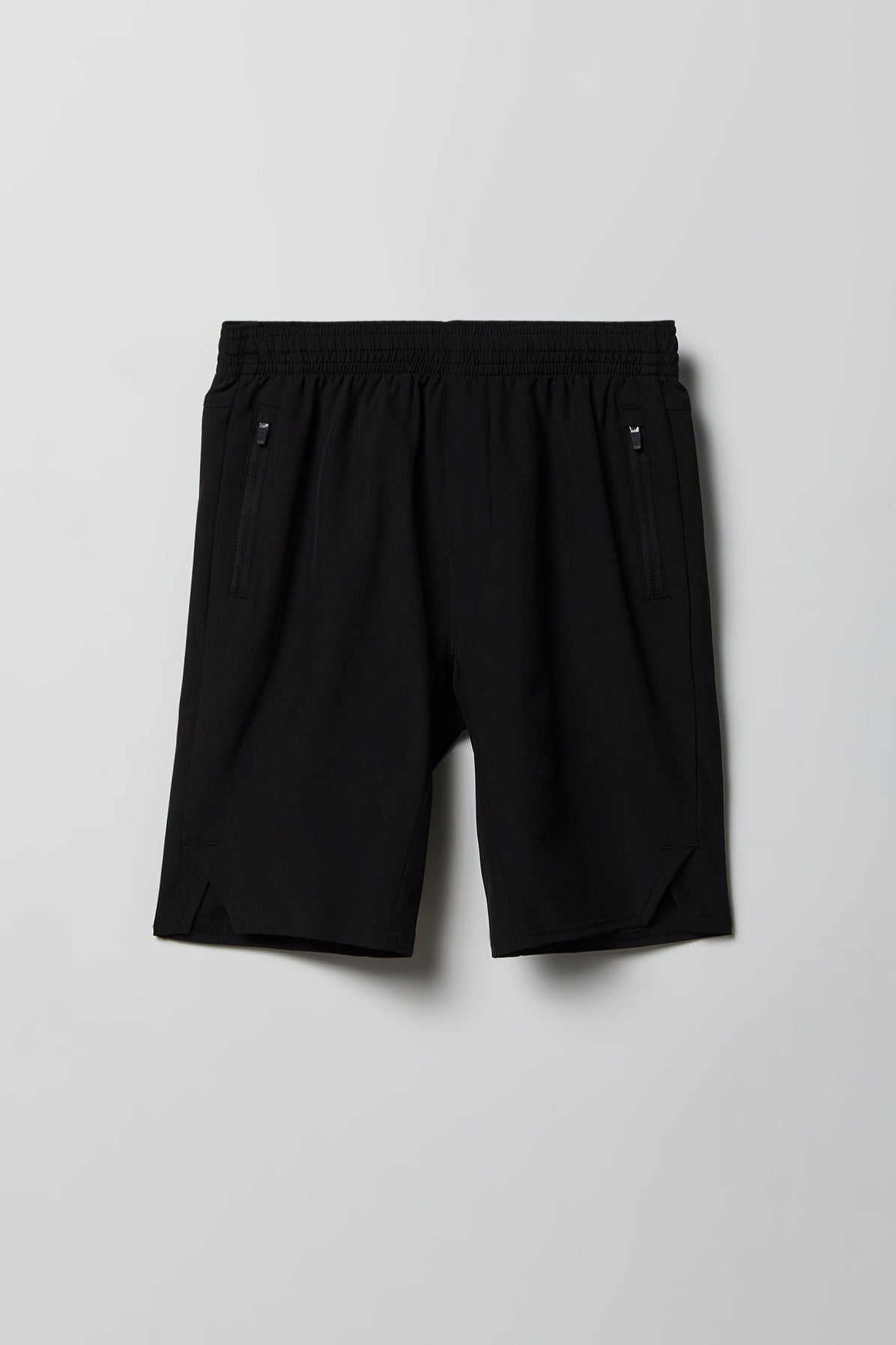 Boys Active Zip Pocket Shorts - Black