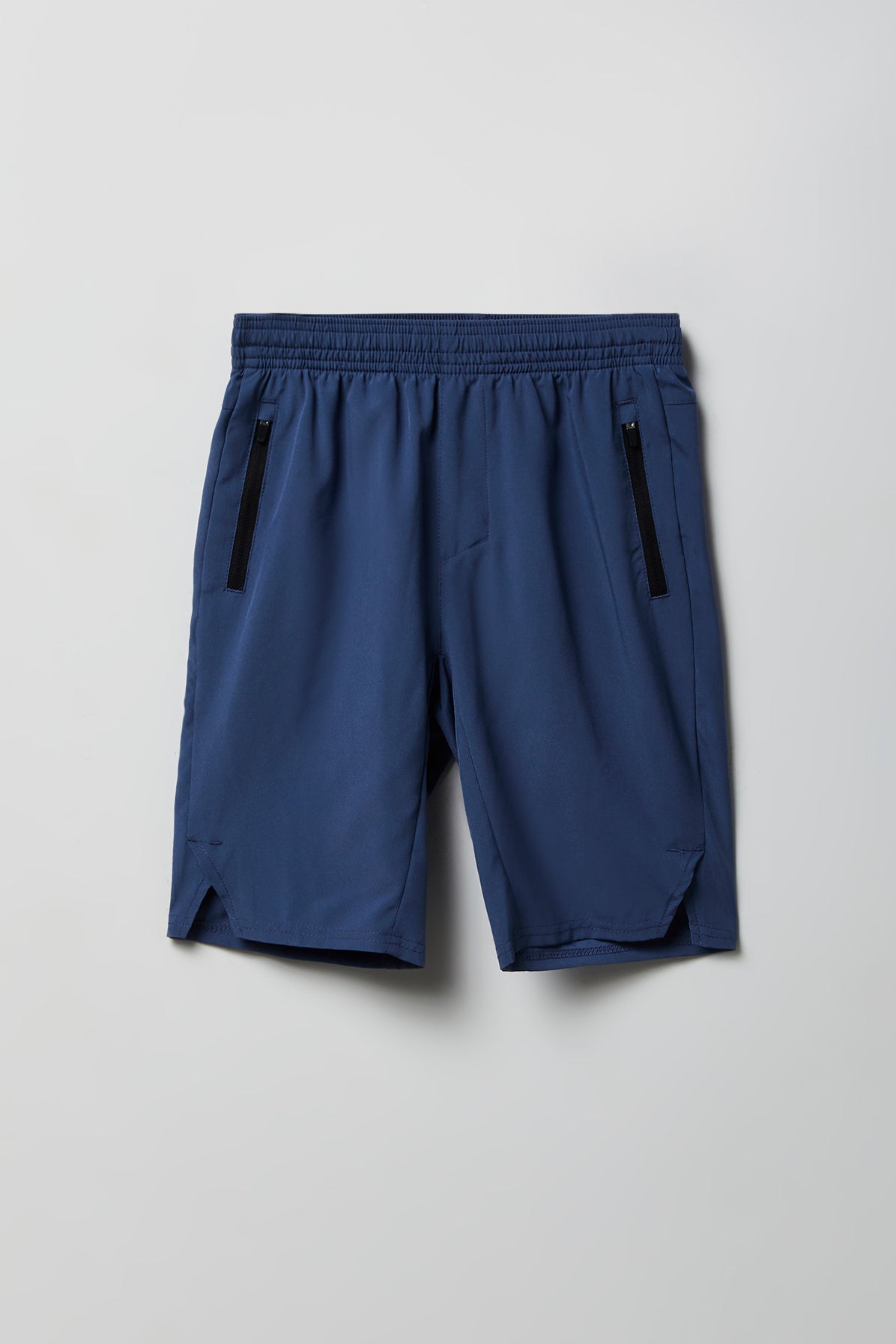 Boys Active Zip Pocket Shorts - Blue