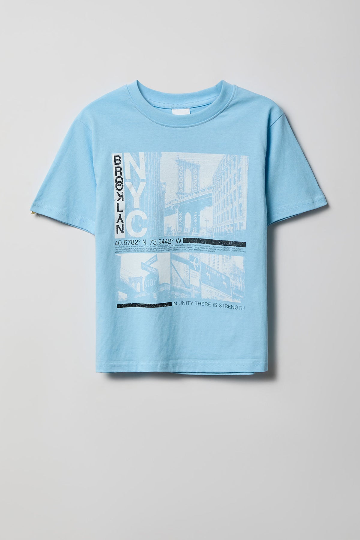 Kids Brooklyn Graphic T-Shirt - Blue