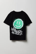 Kids Smiley Graphic T-Shirt