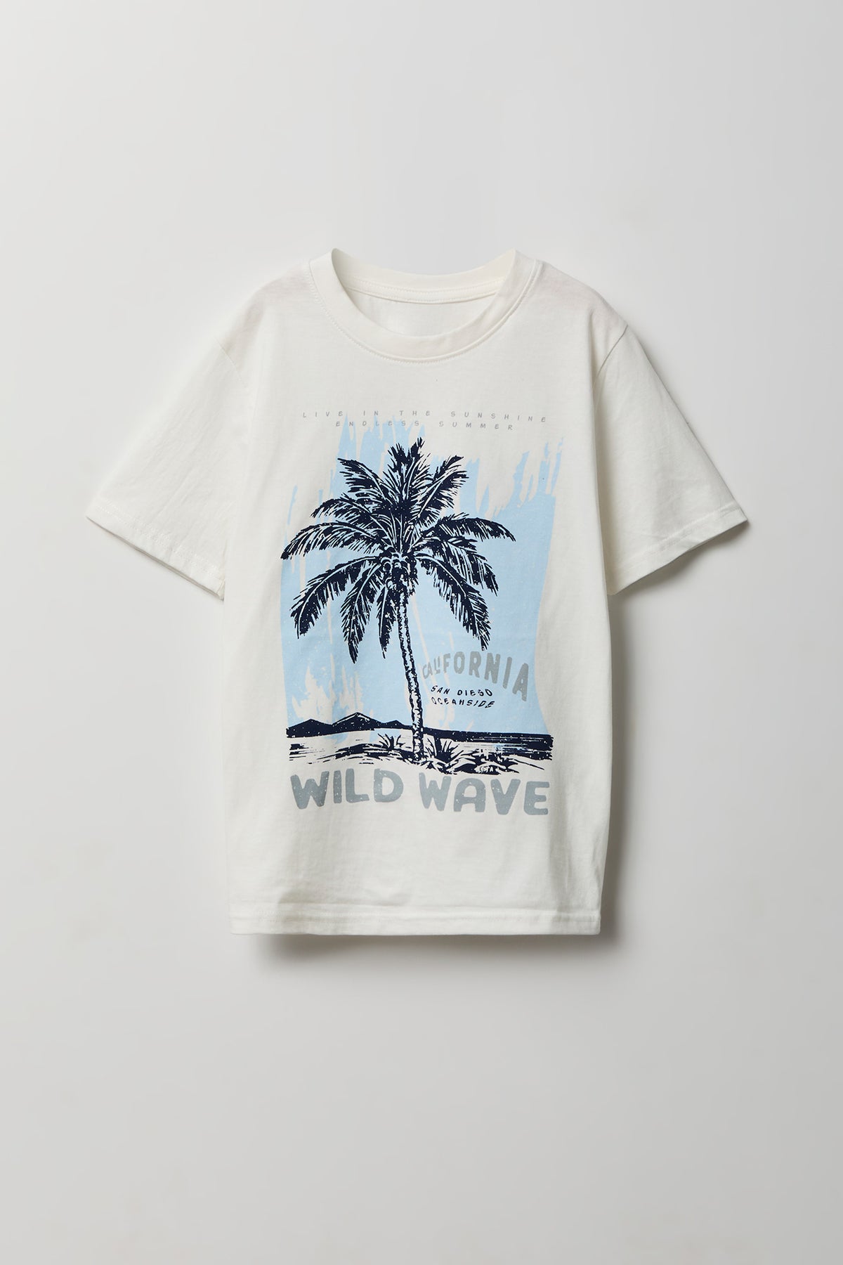 Kids Chill Days Graphic T-Shirt - White