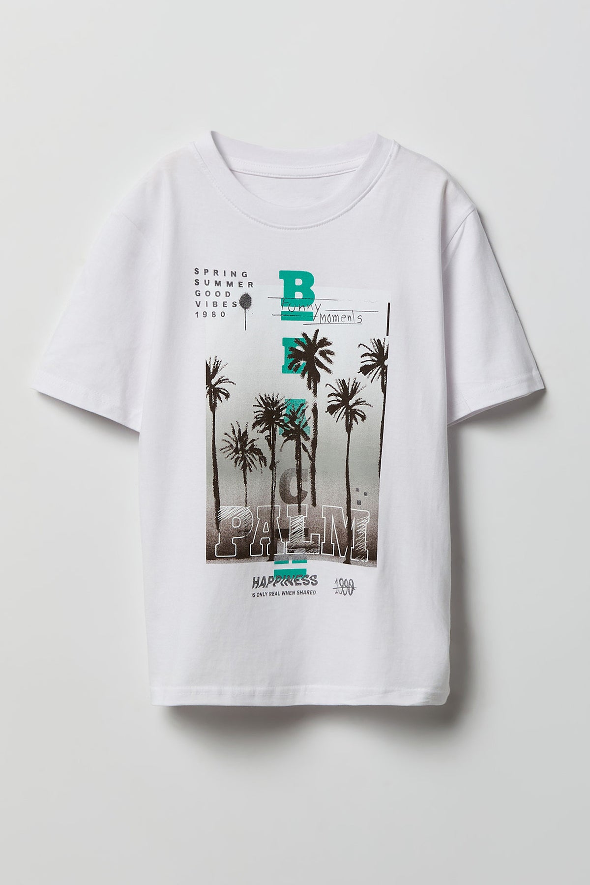 Boys Urban Escape Graphic T-Shirt - White