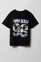 T-shirt à imprimé palmier pour enfants