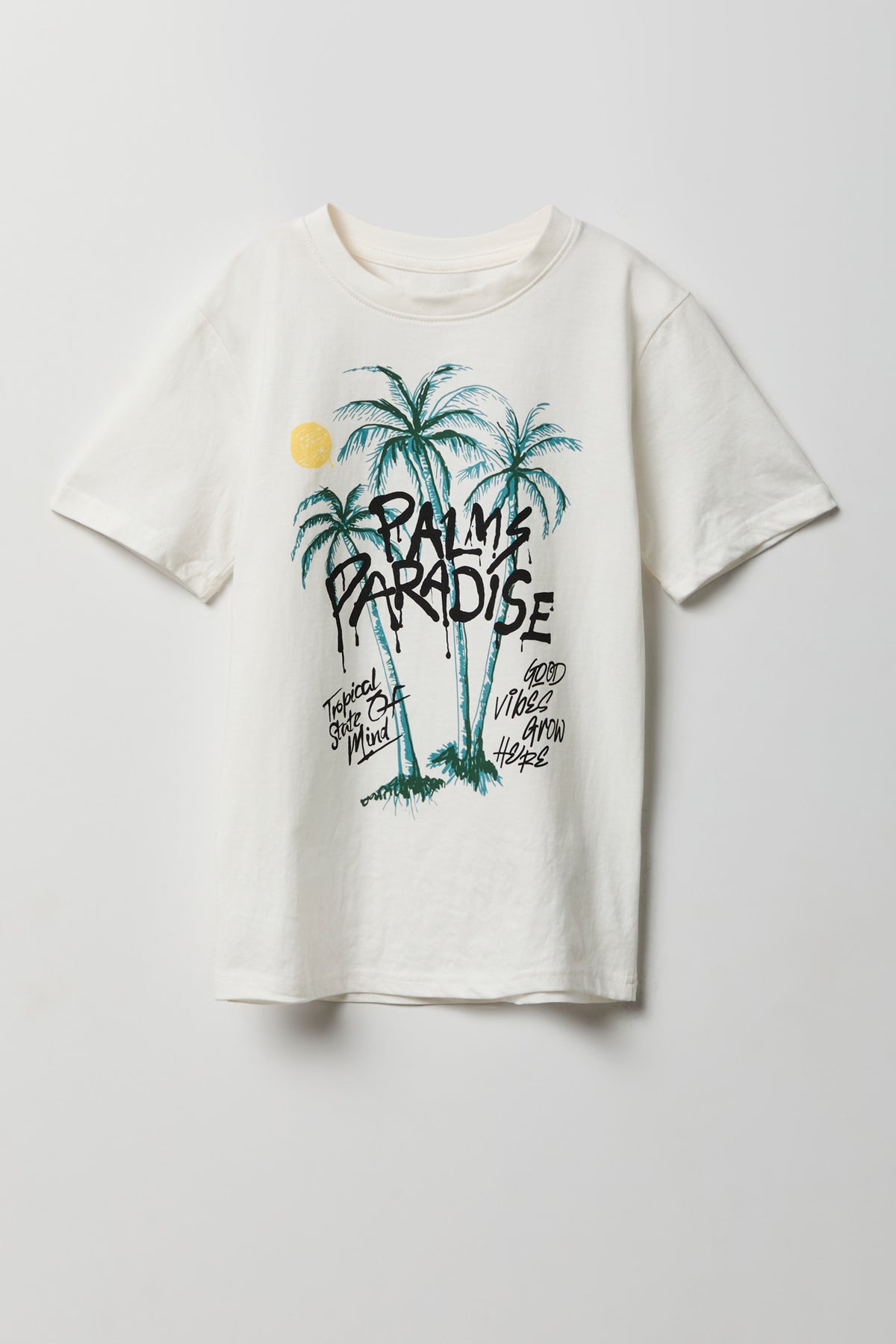 T-shirt à imprimé palmier pour enfants