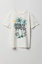 T-shirt à imprimé palmier pour enfants