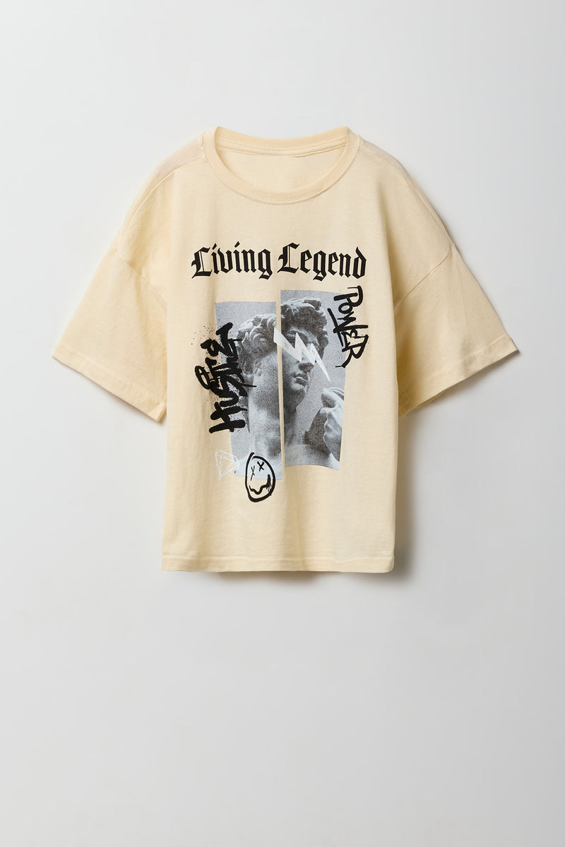 T-shirt à imprimé Living Legend pour enfants