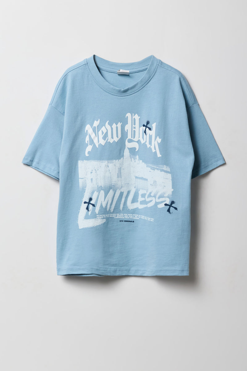 T-shirt à imprimé NYC Limitless pour garçon