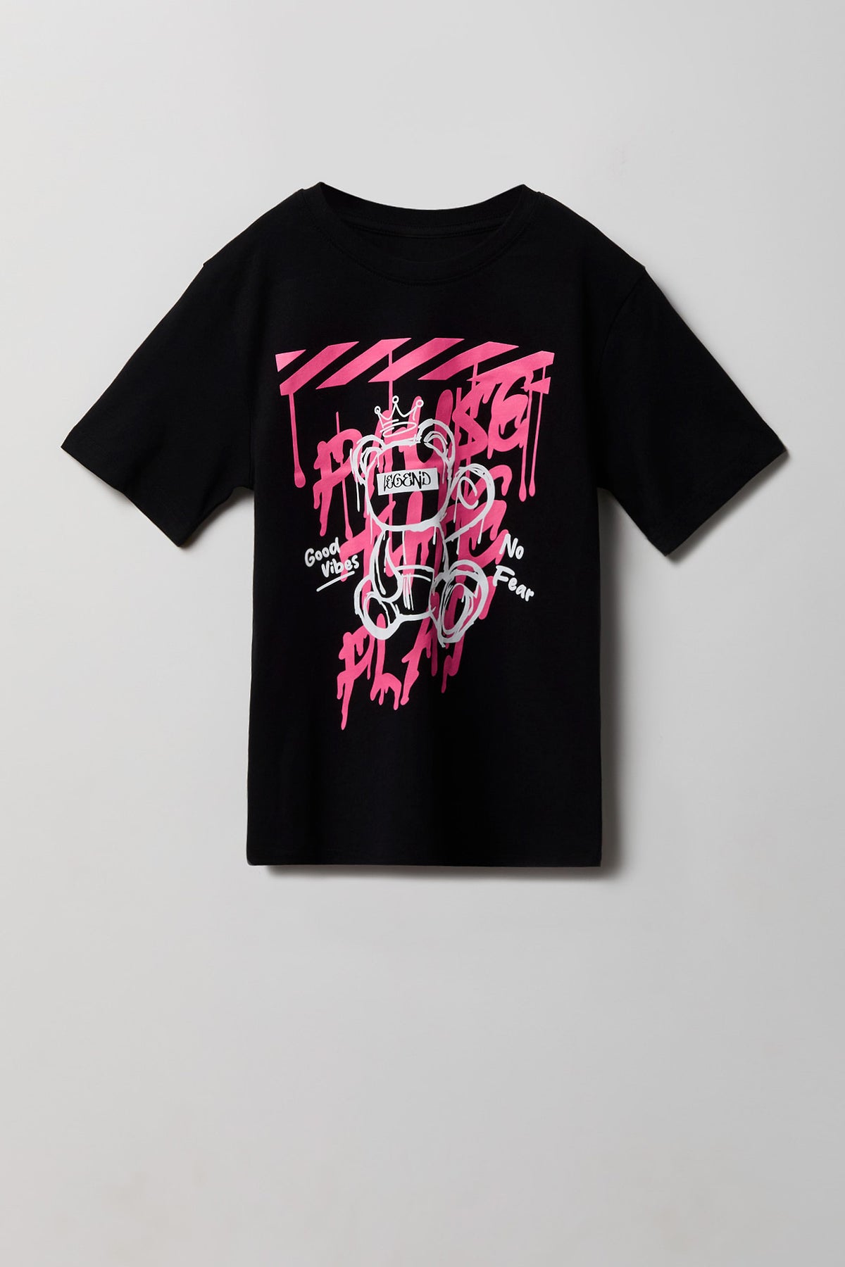 Kids Graphic T-Shirt - Black