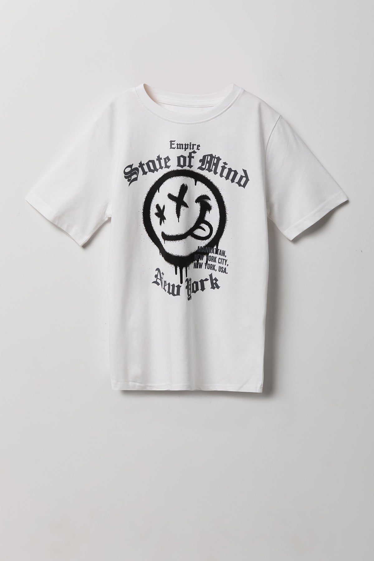 Kids New York Graphic T-Shirt - White
