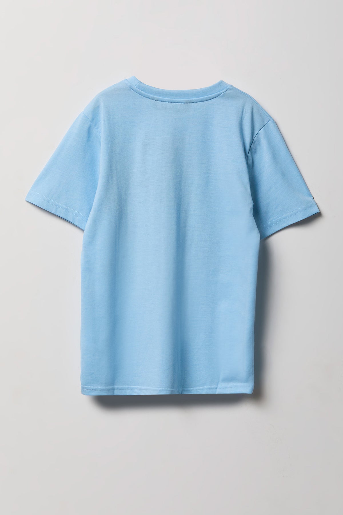 Alt View 2. Kids Smiley Graphic T-Shirt - Light Blue