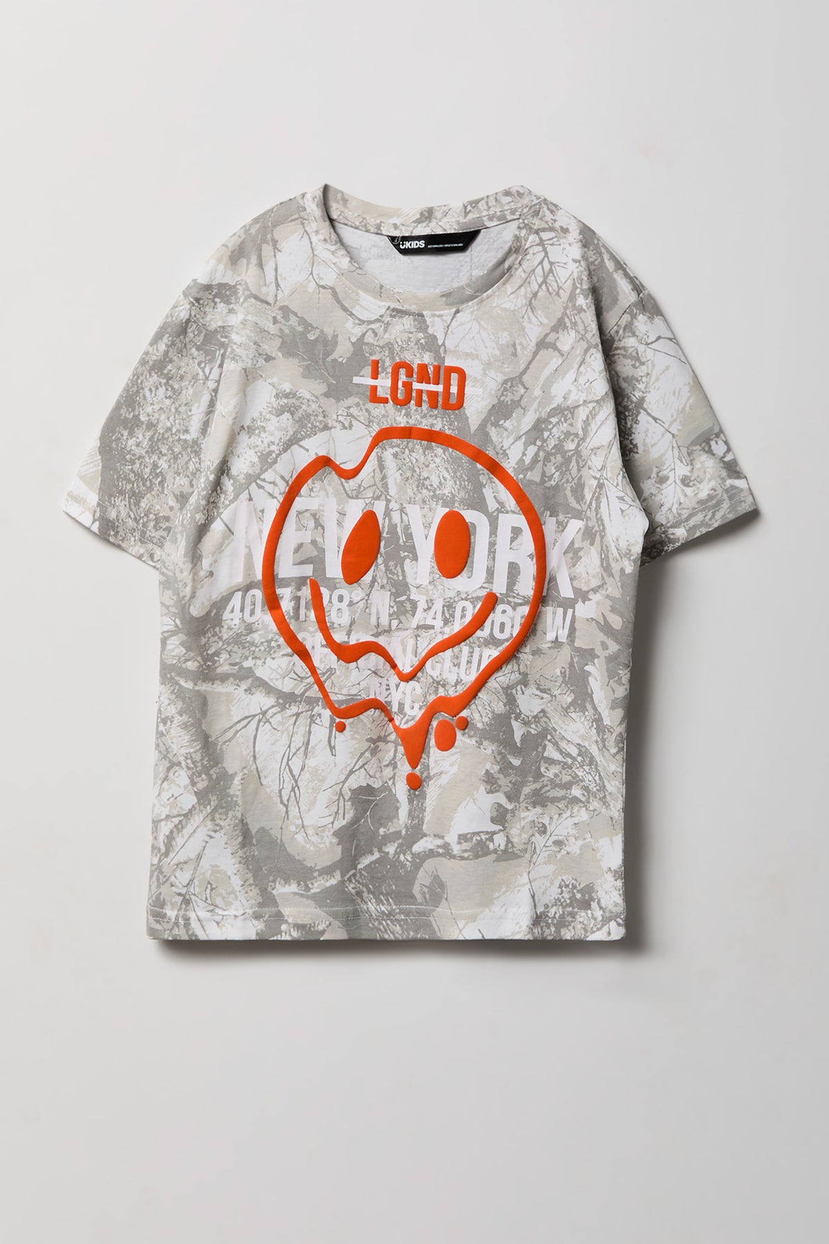 T-shirt à imprimé Smiley pour enfant