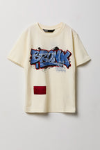 T-shirt à imprimé graffitis pour enfant