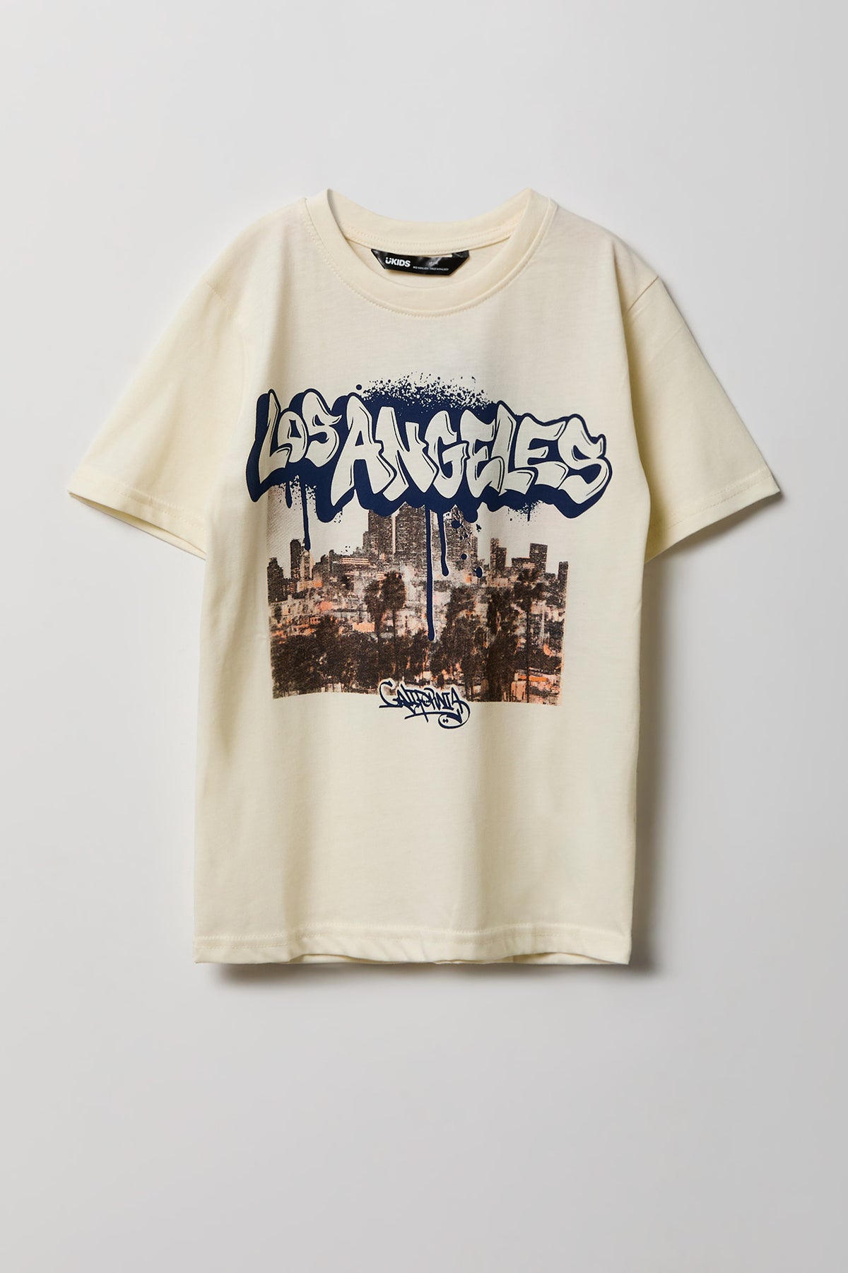 Kids Graffiti Graphic T-Shirt - White