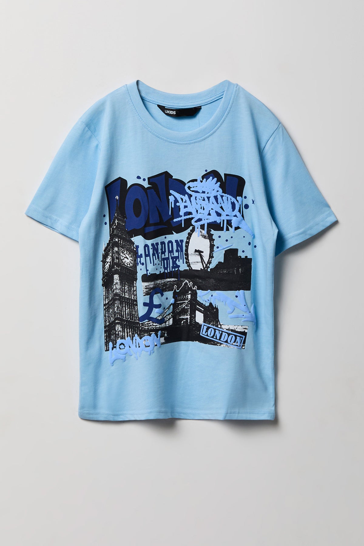 T-shirt à imprimé graffitis pour enfant