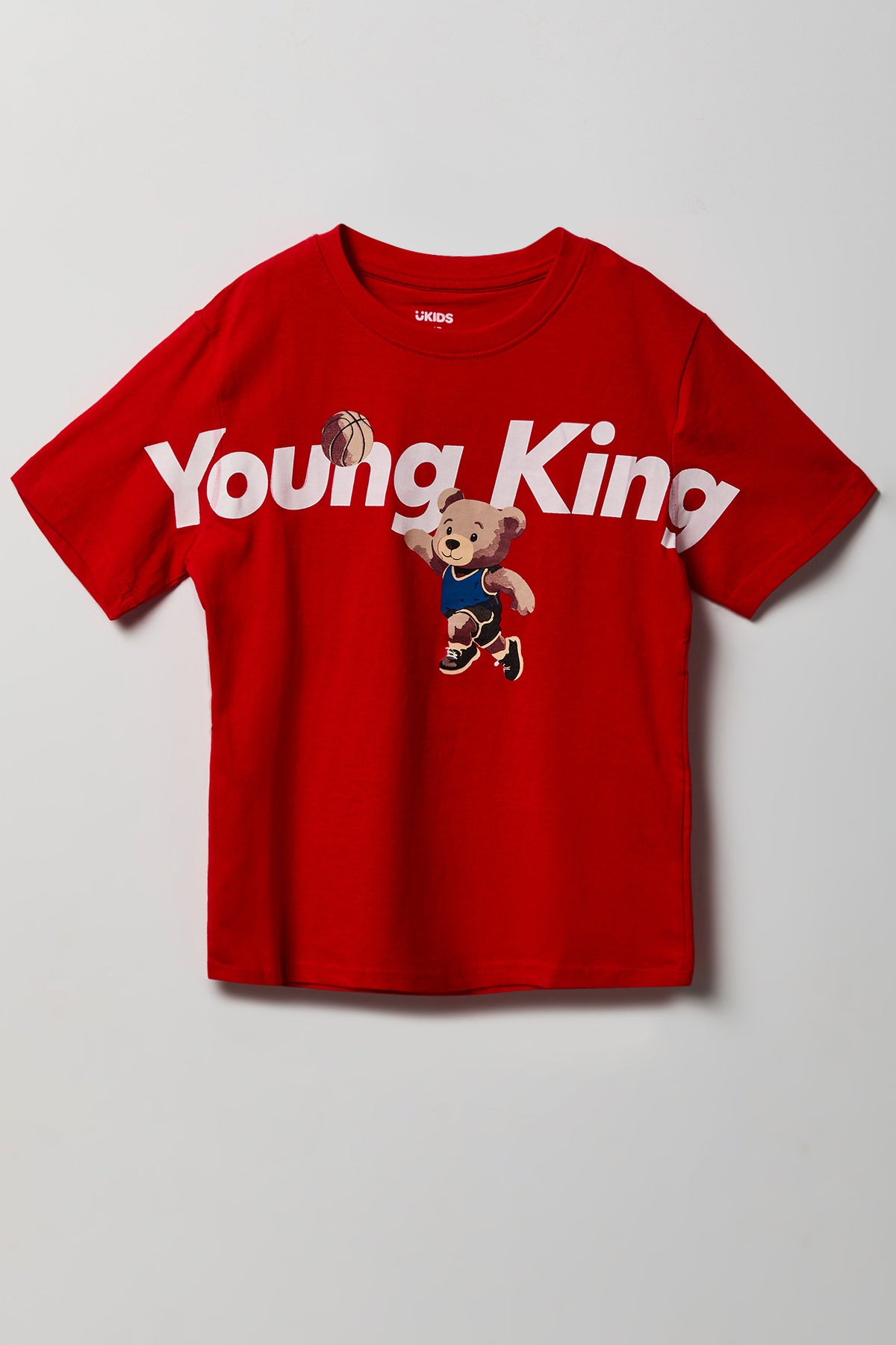 T-shirt à imprimé Bear King pour garçon
