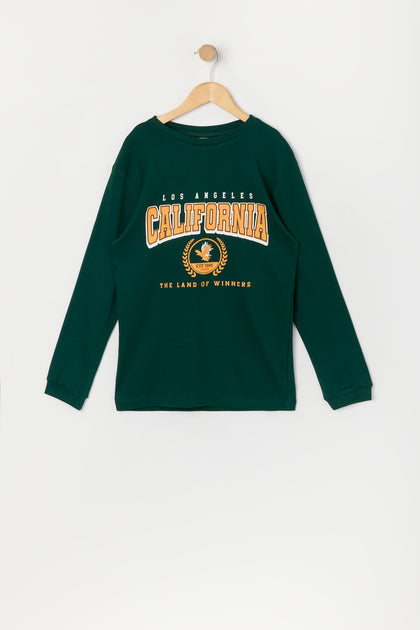 Boys California Graphic Long Sleeve Top