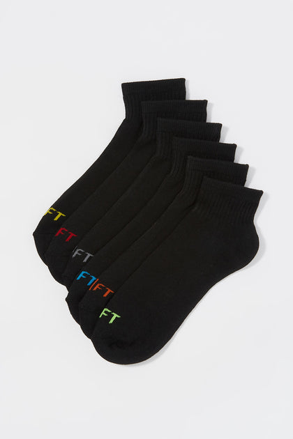 Boys Colour Pop Ankle Socks (6 Pack)