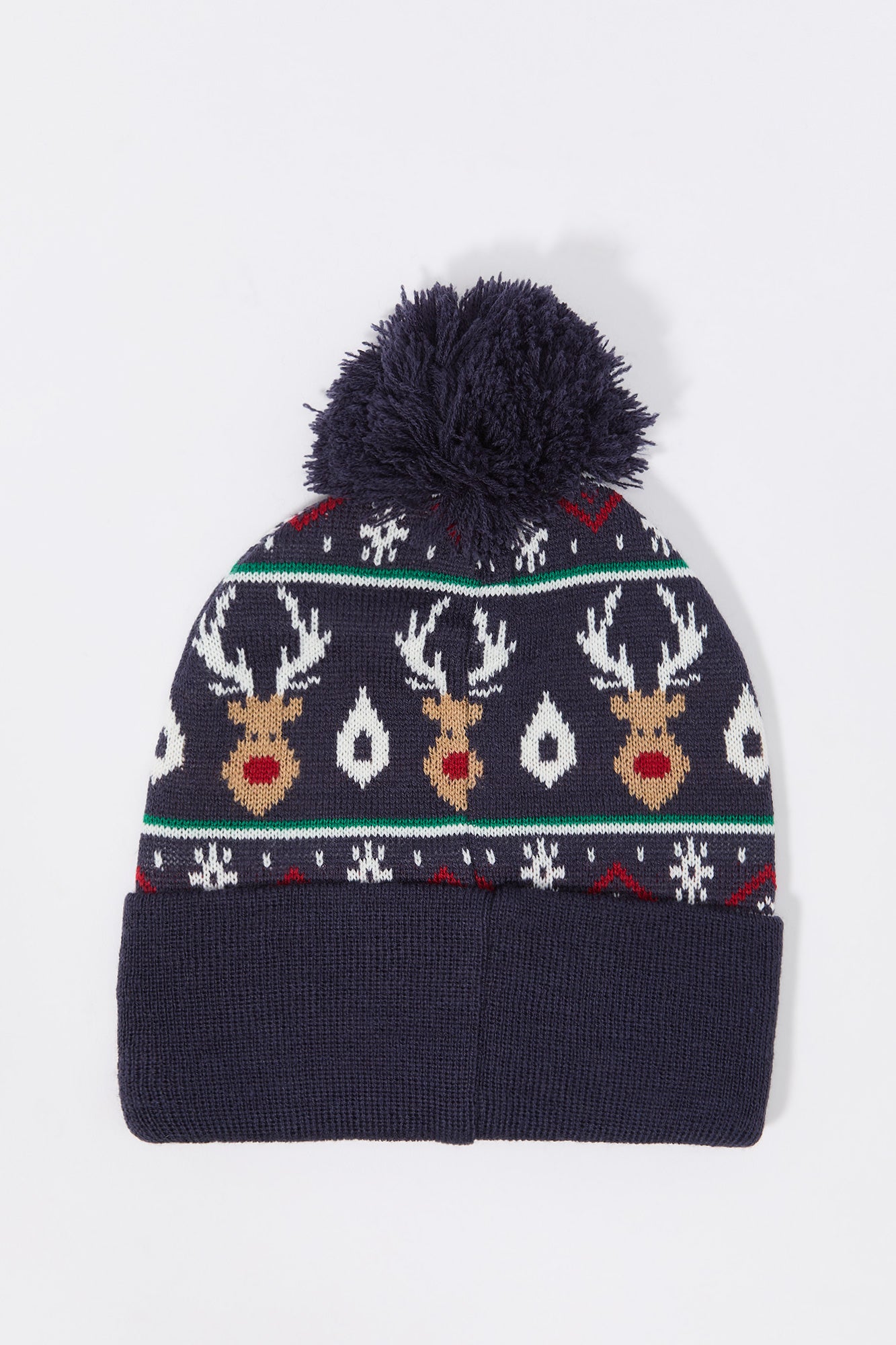 Tuque de Noël en jersey jacquard pour jeune