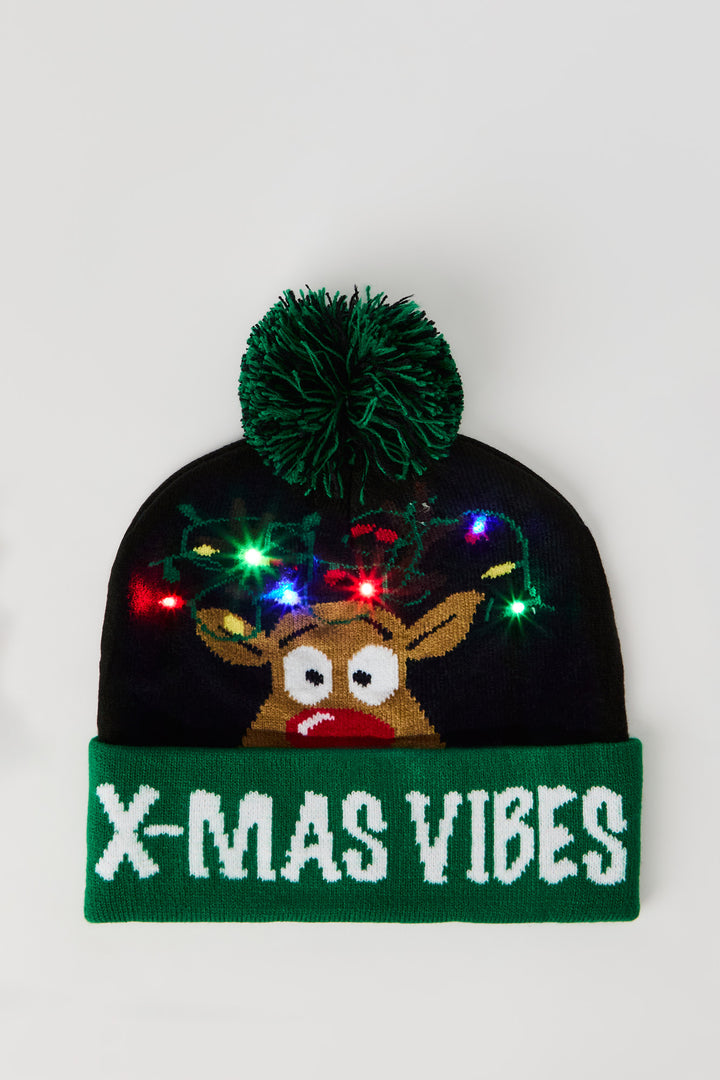 Tuque de Noël illuminée pour enfant