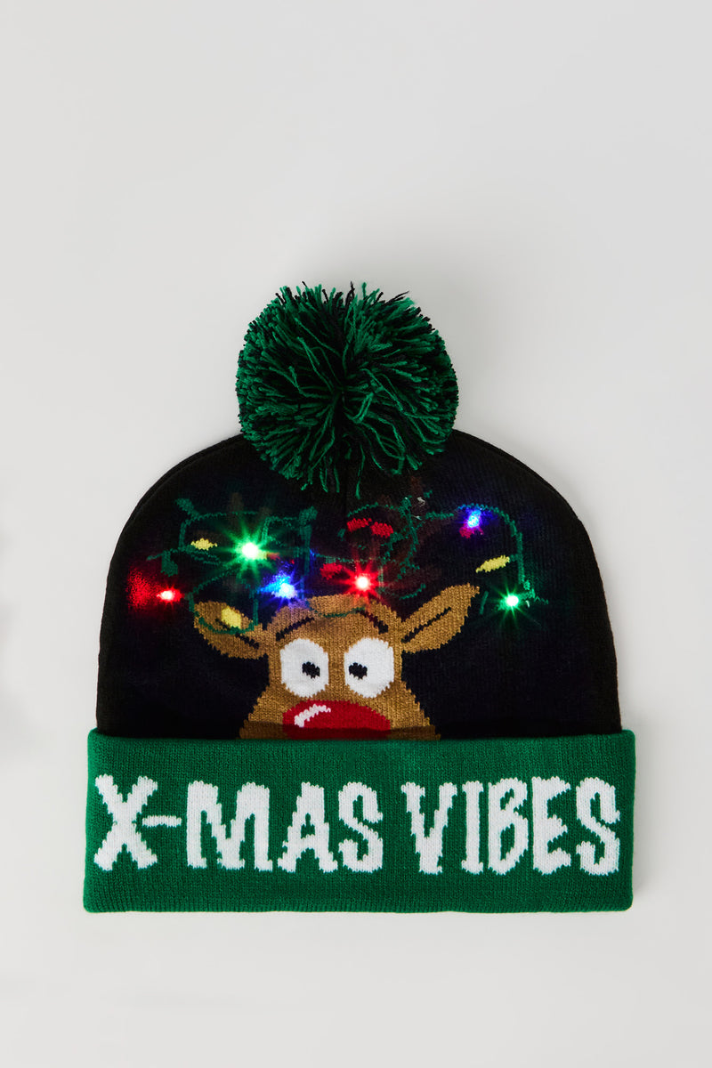 Tuque de Noël illuminée pour enfant