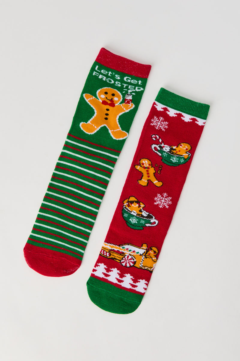 Chaussettes de Noël pour enfant (2 paires)