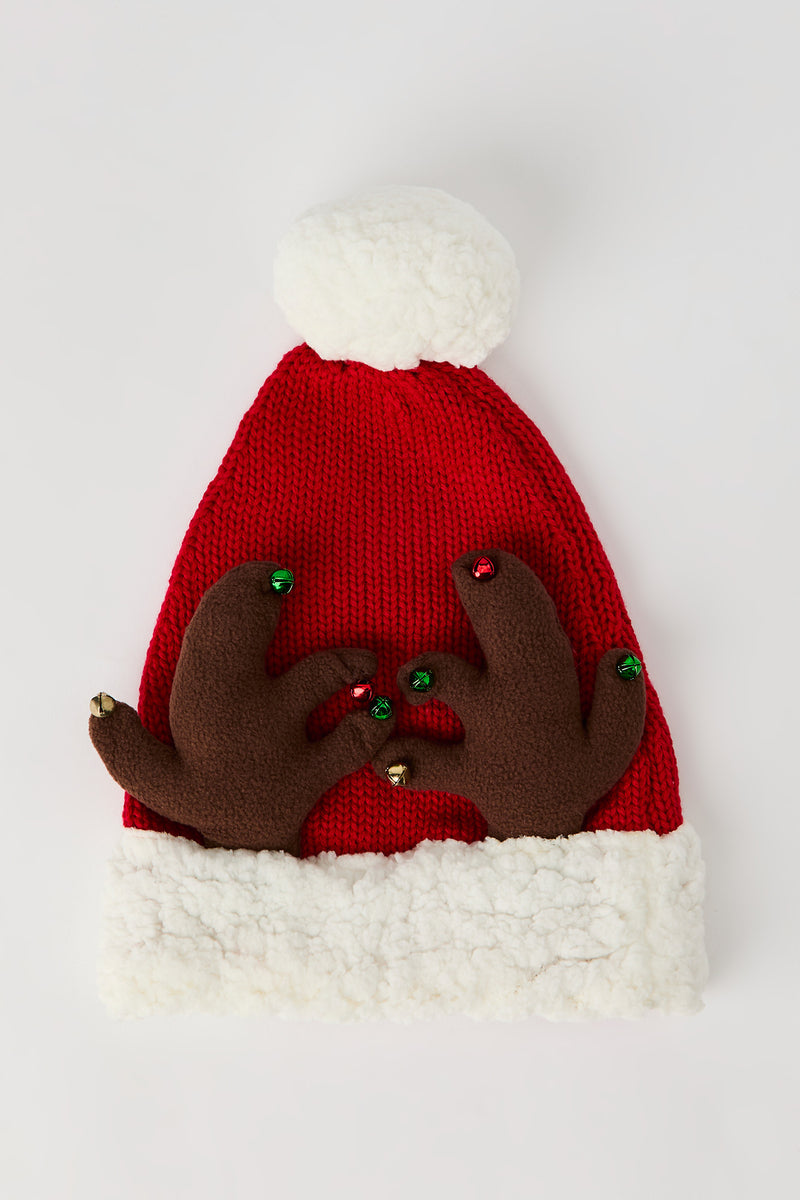 Bonnet de père Noël Panache 3D pour enfant