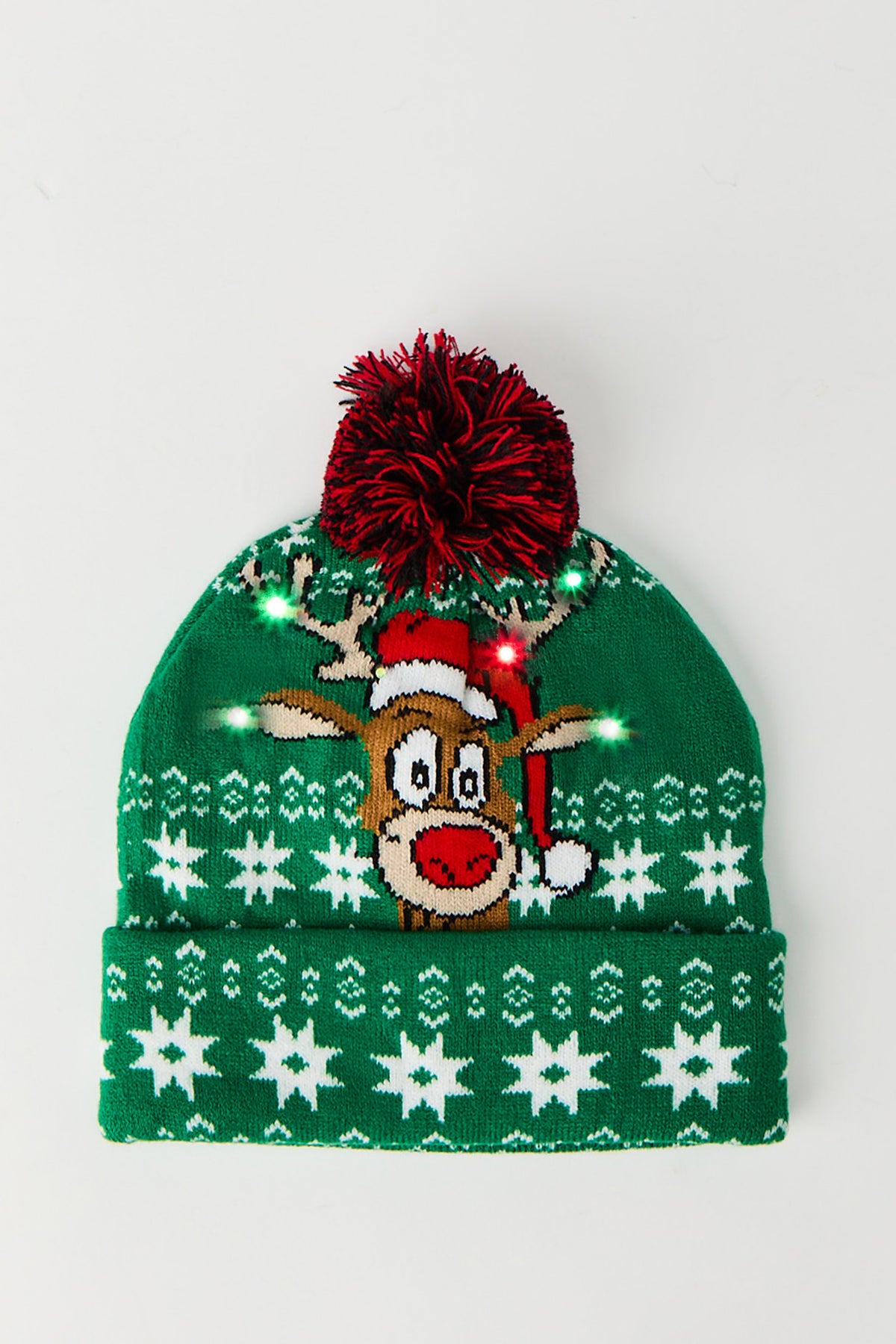 Tuque de Noël illuminée