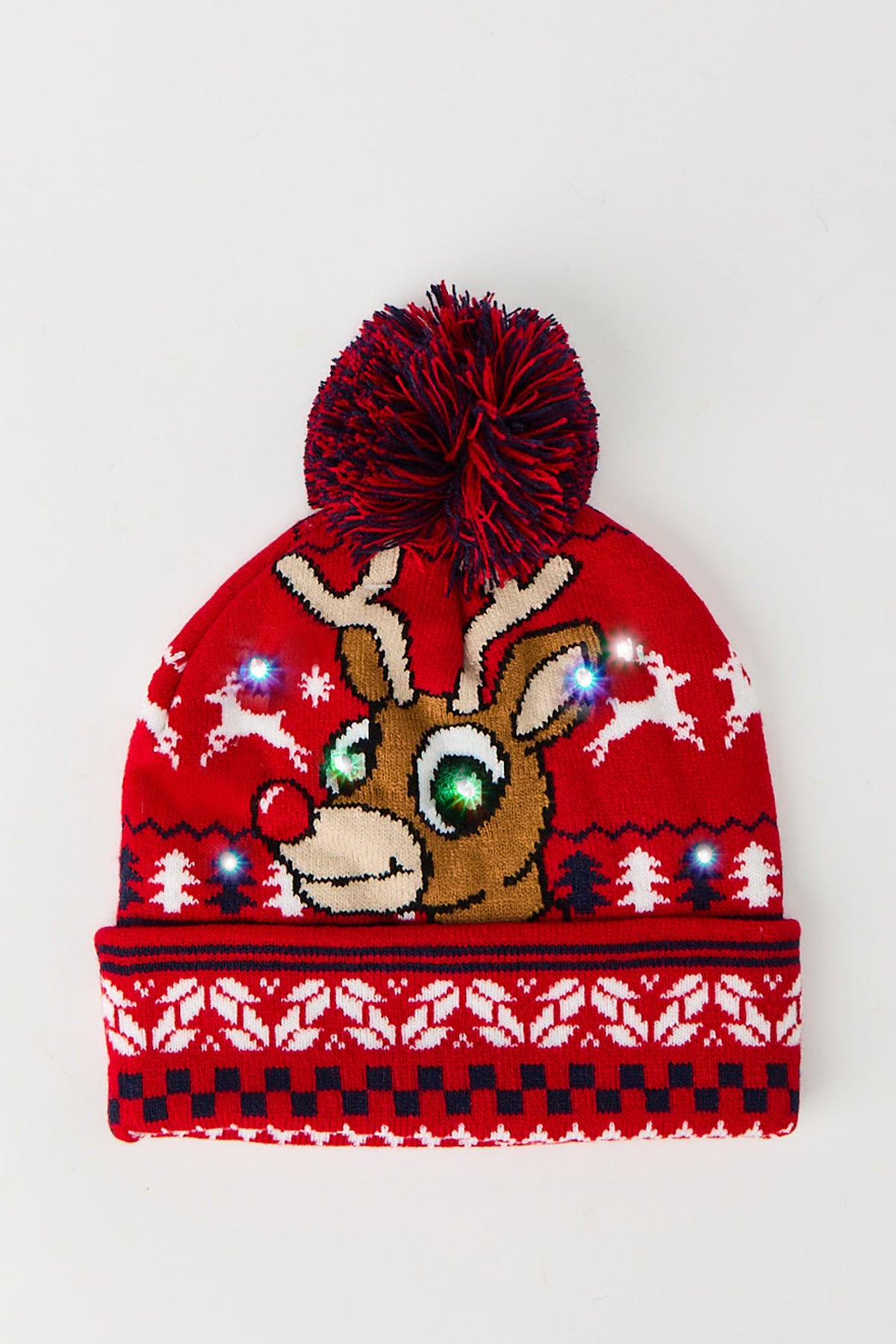 Tuque de Noël illuminée