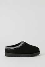Kids Faux Sueded Embroidered Slipper Booties