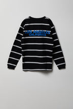 Boys Graphic Striped Long Sleeve T-Shirt