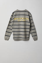 Boys Graphic Striped Long Sleeve T-Shirt